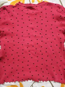 Red Knitted Top