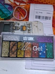 S.T.R Color Glitter Gel Palette