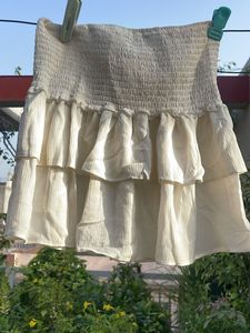 Tiered Ruffle Mini Skirt