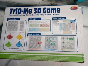 Trio-Me 3D is A New Strategy Board Game