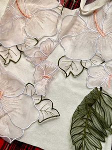 White Embroidered Cami Top