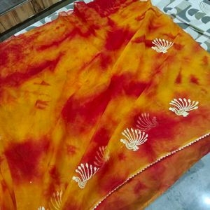 Vibrant Peacock Saree
