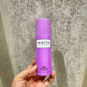 White Cashmere 48H Body Spray Deodorant