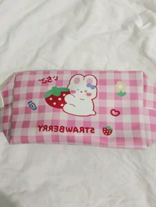 Kawaii Strawberry Bunny Pouch