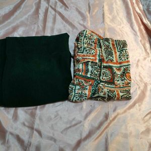 Boho Print Long Sleeve Top