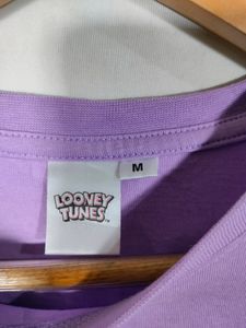 Lavender Printed Casual Top (Women's)