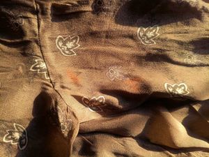 Stylish Printed Brown Blouse