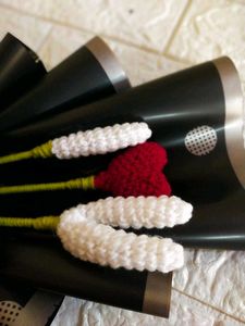 Crochet 'I Love U' Bouquet