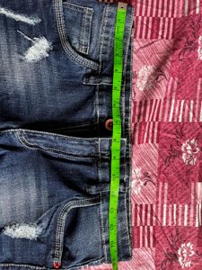 Denim Shorts with lace