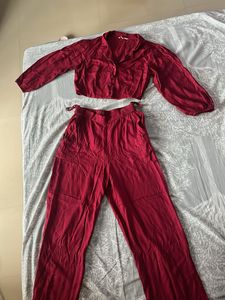 Chic Red Co-ord Set