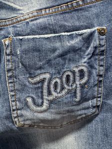 Jeep Spirit Blue Stone Washed Regular Fit Jeans