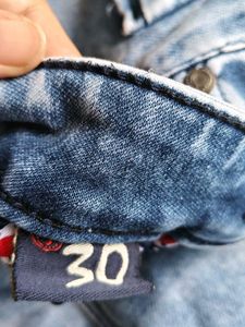 Men's Light Wash Denim Jeans