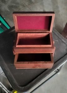 Vintage Wooden Jewelry Box