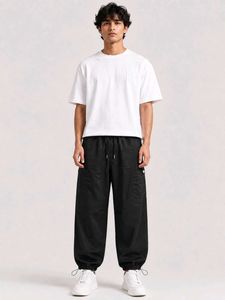 Men's Black Cargo Pants