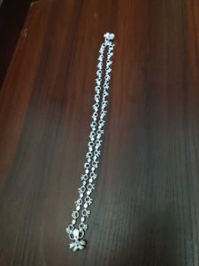 Silver tone Anklets