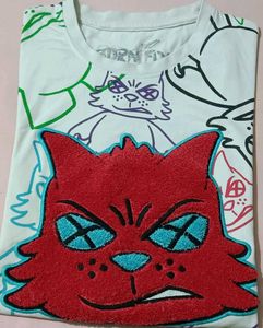 Maison Noir Cat Graphic T-Shirt
