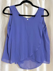 Flowy Lavender Sleeveless Tunic Top
