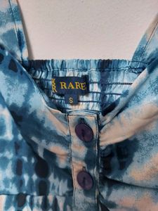 Blue Crop Top