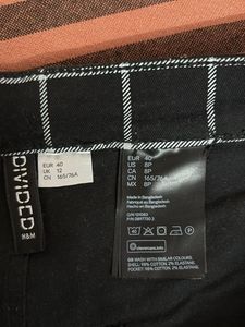 Checkered Black Pants
