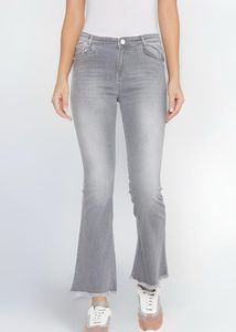Trendy Grey Flare Jeans