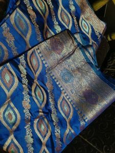 Beautiful Banarasi Work Purple Saree 💜