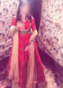 embellished anarkali suit without dupatta