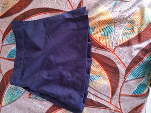 Plated Wrapped Mini Skirt.