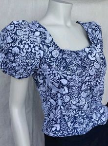 Chic Puff Sleeve Floral Top