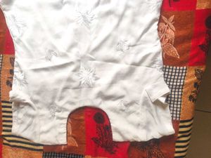 Elegant White Kurta and paijama set