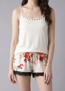 Floral h&amp;m soft strachible cool summer Pajama Set