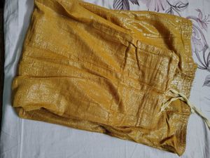 Elegant Mustard Saree with Blouse