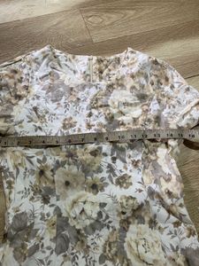 Floral Print Short Sleeve Dress