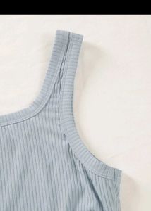 Cute Blue Crop Top