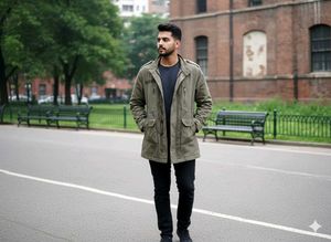 Stylish Olive Green Jacket