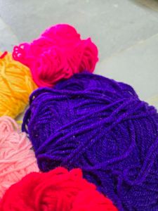 Assorted Yarn Skeins for Crafts