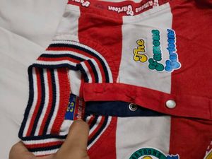 combo kids Cute Boy Red Outfit
