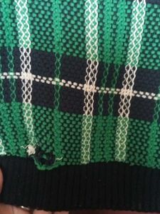 Plaid winter top