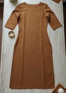 Elegant Brown &amp; Beige Kurta