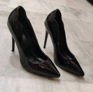 Wifes Classic Black Patent Stiletto Heels