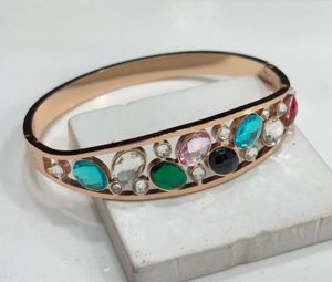 Adult Size Openable Kada – Multicolor Stone