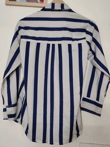 Striped Button-Up Shirt
