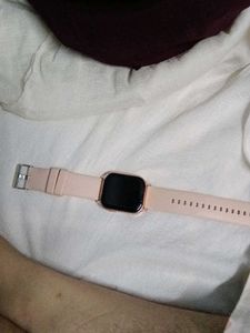 pink digital watch