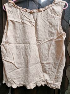 Beautiful Cotton Sleeveless Top - Very Good Condit