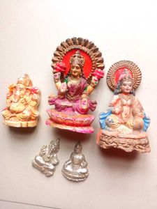 Set of Indian Deity Idols