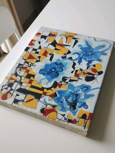 Abstract Floral Canvas Art