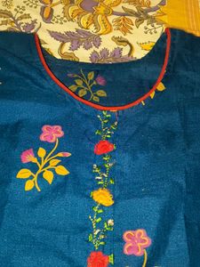 Elegant Embroidered Kurta Set