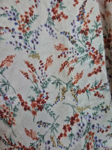 Floral Print Mini Skirt