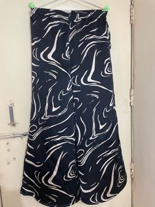 printed flared trousers/plazzo