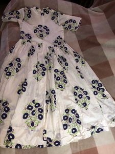 Anarkali Indo Western Style Slit Kurti