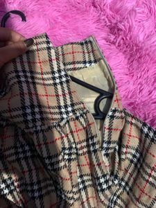 Plaid Mini Skirt